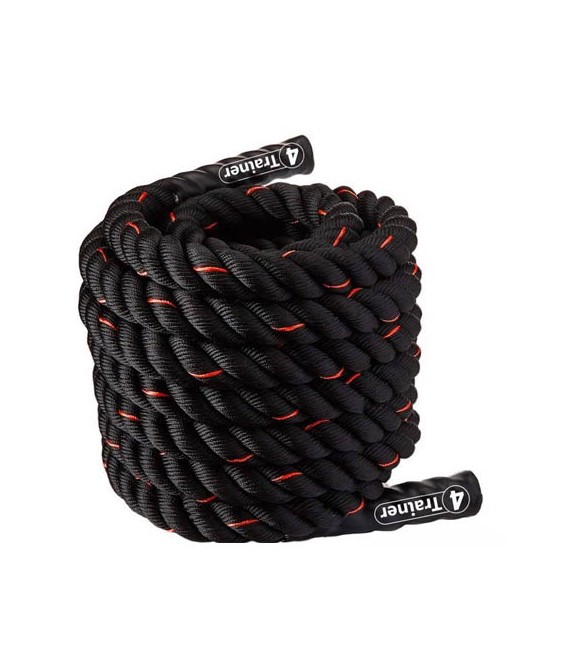 Corde ondulatoire fitness et musculation Battle Rope - grosse corde pour le cross trainer et le crossfit