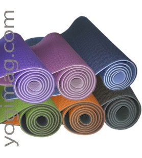 Lot tapis de yoga tpe épais 6mm qualité antidérapant pro yogimag