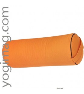 Bolster de yoga orange tibétain indien pro Yogimag