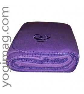 Lot Couverture Méditation Yoga violette - Yogimag