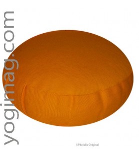 coussin de méditation petit modèle orange - Yogimag