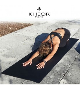 Tapis de Yoga Noir XL de marque Khéor Paris