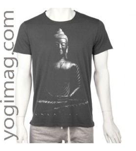 T-shirt Yoga Homme en Coton Bio Buddha - yogimag