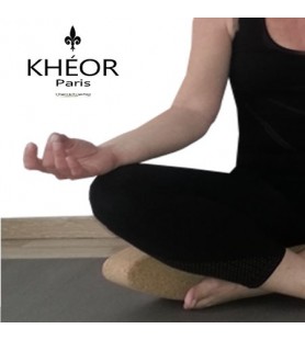 Brique yoga ovale en liège Kheor Paris® France