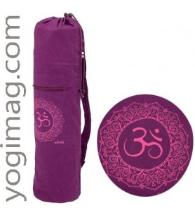 Sac Yoga Mat Om violet