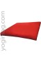 Tapis de Méditation déhoussable rouge 80x80 Yogimag